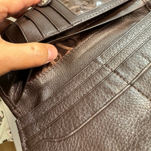 Brighton chocolate Patent Leather Wallet - Picture 9 of 15